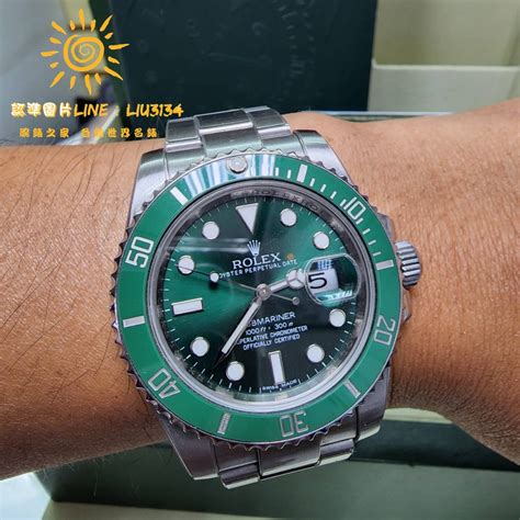 rolex 綠 水 鬼|40mm rolex submariner.